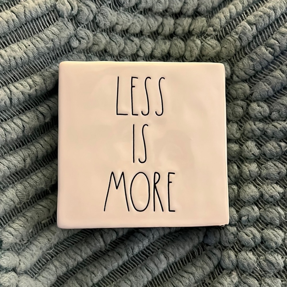 🤍 Rae Dunn “Less is More / More or Less”🤍